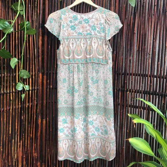 RARE Vintage Spell Boho Blossom Mini Dress - Picture 13 of 16